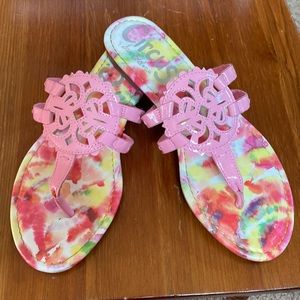 Circus by Sam Edelman size 8 Clara pink thong sandal.